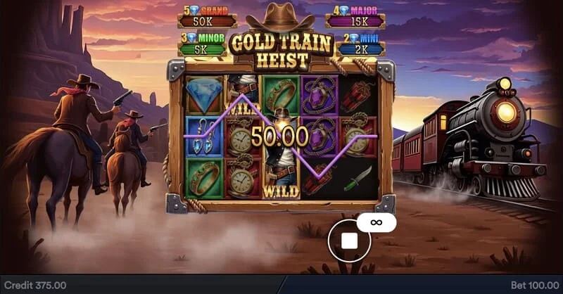 Gold Train Heist - tabela de pagamento e valor das moedas